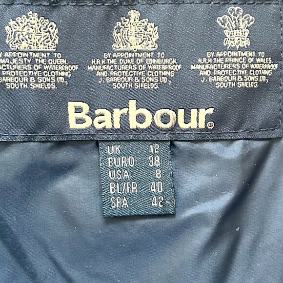 Barbour Quilted Jacket size 8 - Picture 5 of 5